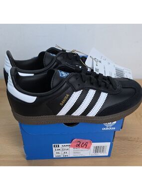 Adidas Samba Black and White Shoes 13K